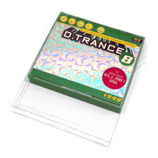 Musik Doppel CD / Multi CD Schutzhüllen Exklusives RetroRetter V2 Design!