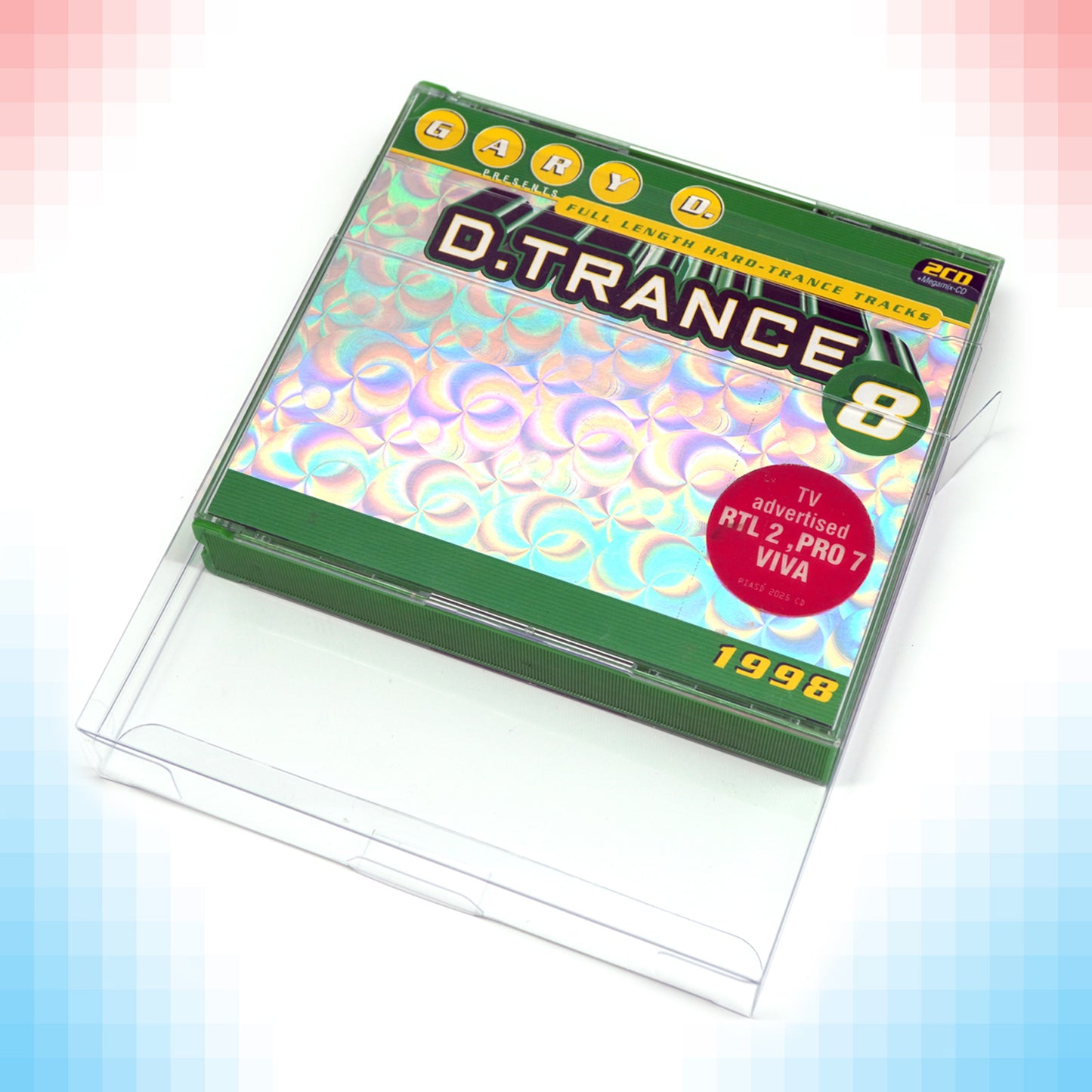 Musik Doppel CD / Multi CD Schutzhüllen Exklusives RetroRetter V2 Design!