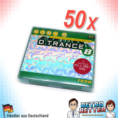 Musik Doppel CD / Multi CD Schutzhüllen Exklusives RetroRetter V2 Design!