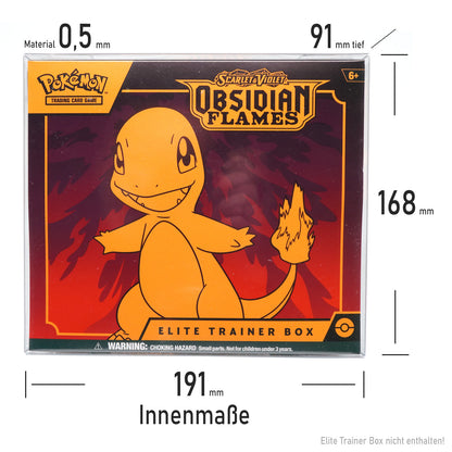 Schutzhülle für Pokemon ETB / TTB Display Box