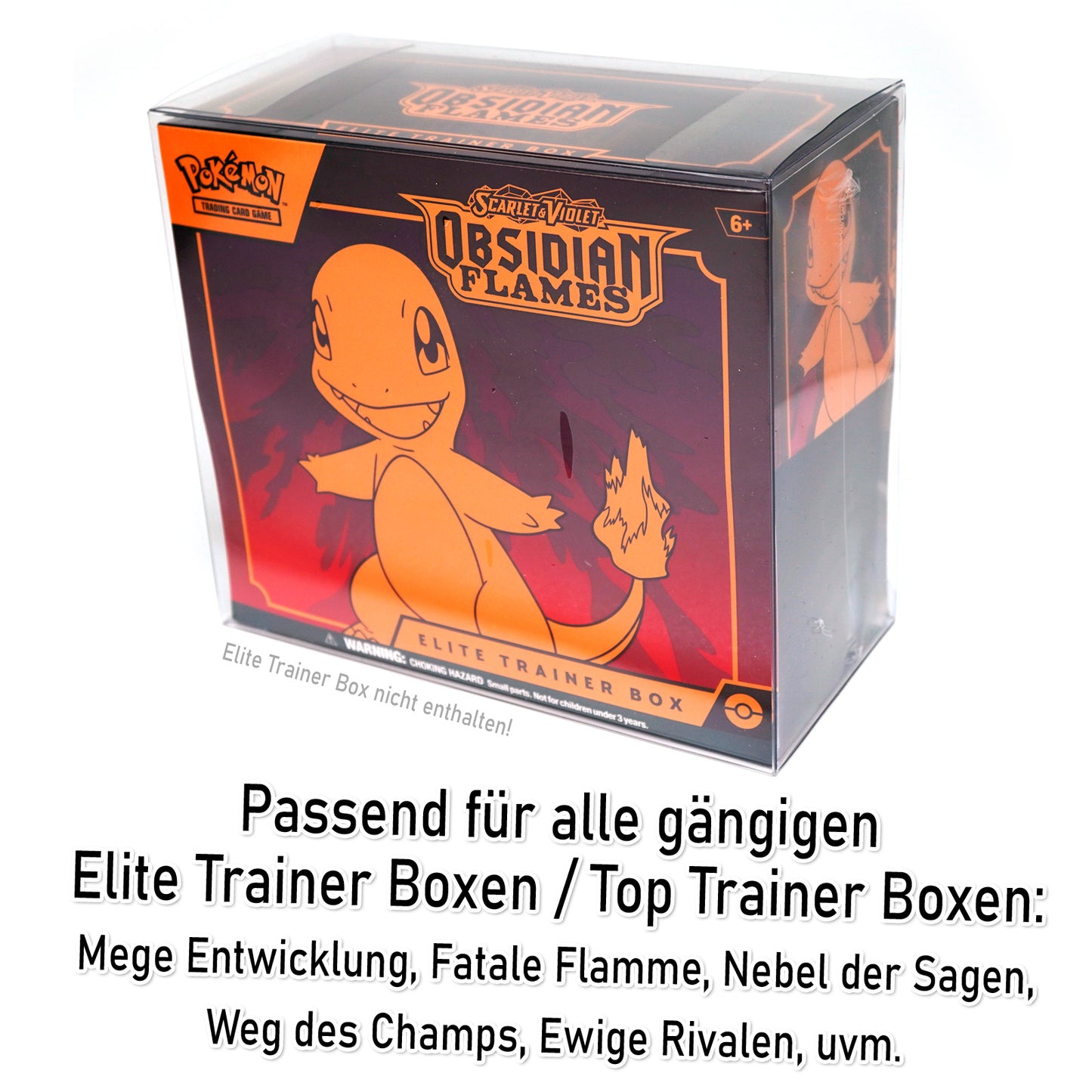 Schutzhülle für Pokemon ETB / TTB Display Box