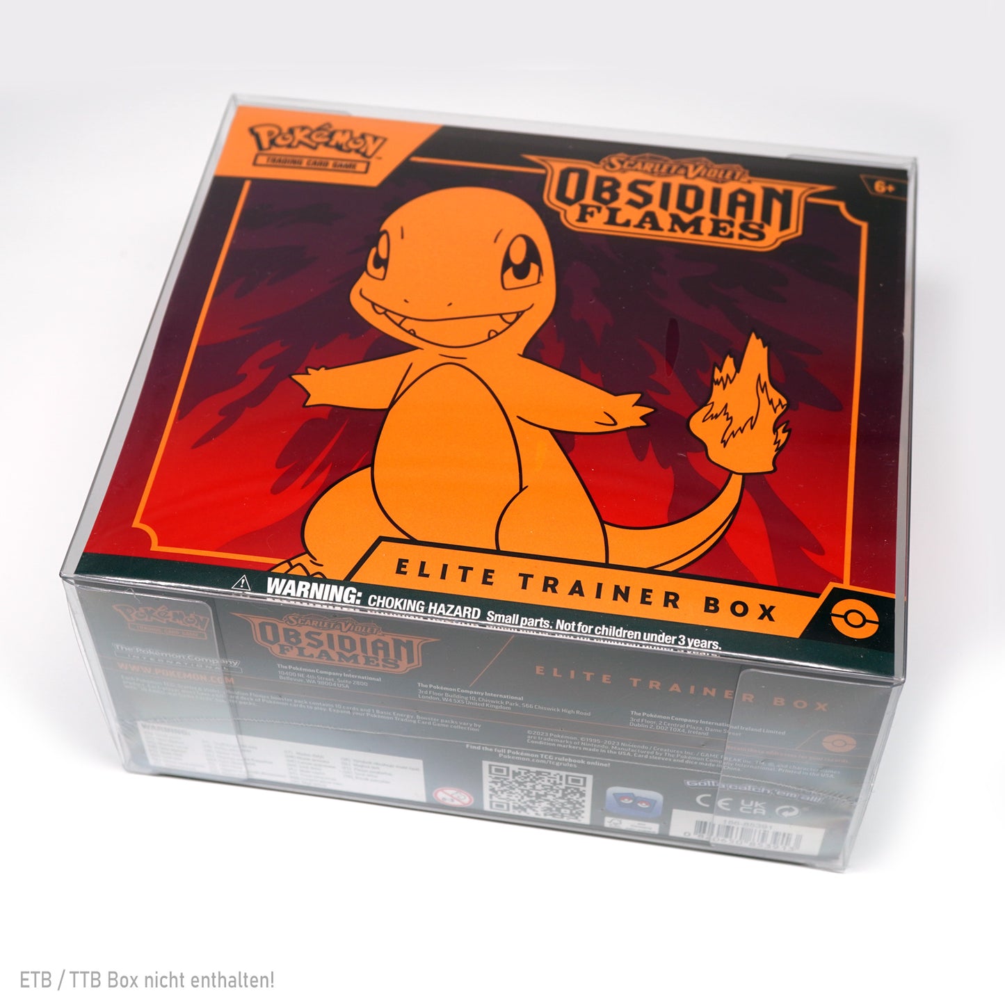 Schutzhülle für Pokemon ETB / TTB Display Box