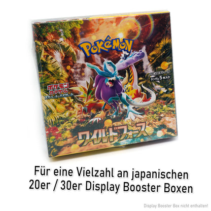 Schutzhülle für jap. Pokemon 30er / 20er Booster-Displays