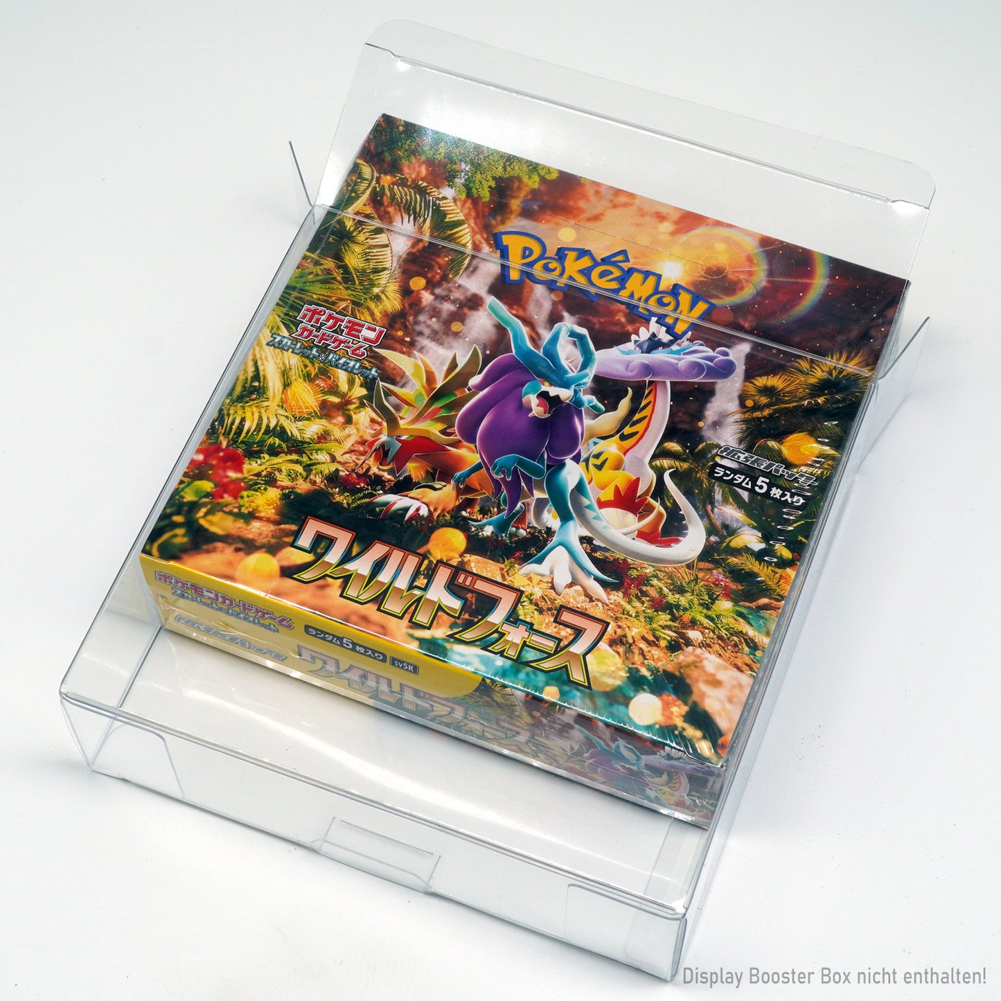 Schutzhülle für jap. Pokemon 30er / 20er Booster-Displays