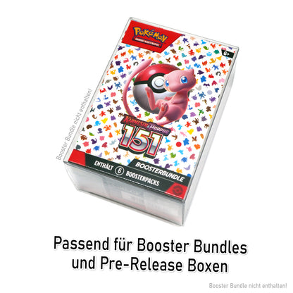 Schutzhülle für Pokemon 151 Booster Bundle & PreRelease Kits
