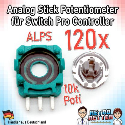 Potentiometer für PlayStation, Xbox und Switch Controller Analog-Sticks
