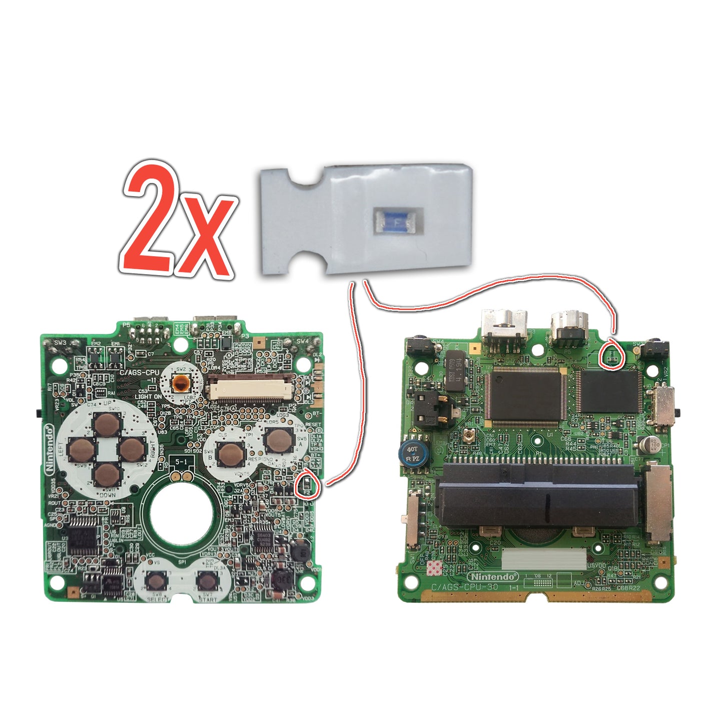 #ReCapKing Kondensatoren + Sicherungen für alle GAME BOY Varianten