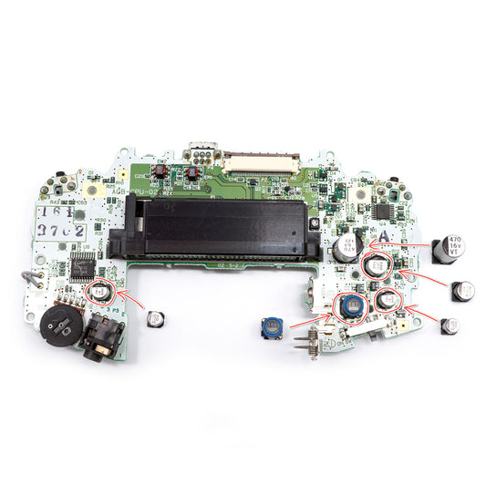 #ReCapKing Kondensatoren & Induktor Set für GAME BOY Advance Platine