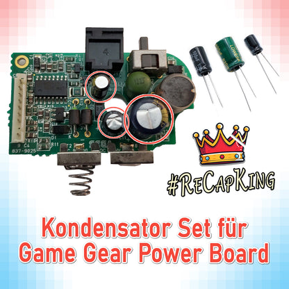 #ReCapKing Precision-Fix Kondensatoren Set - Sega Game Gear Set Auswahl -