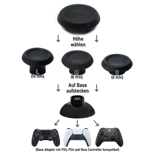 Swap Stick für PS5, PS4 und Xbox Controller Aim Assist