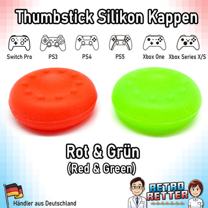 Controller Thumbstick Grip Kappen - für PlayStation, Xbox, Switch -