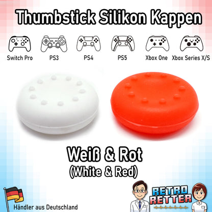 Controller Thumbstick Grip Kappen - für PlayStation, Xbox, Switch -