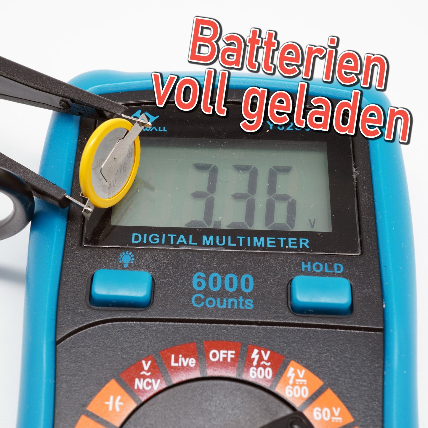 CR1616 / CR2025 Knopfzellen Batterie mit Lötfahne für GAME BOY Modul Speicherstand