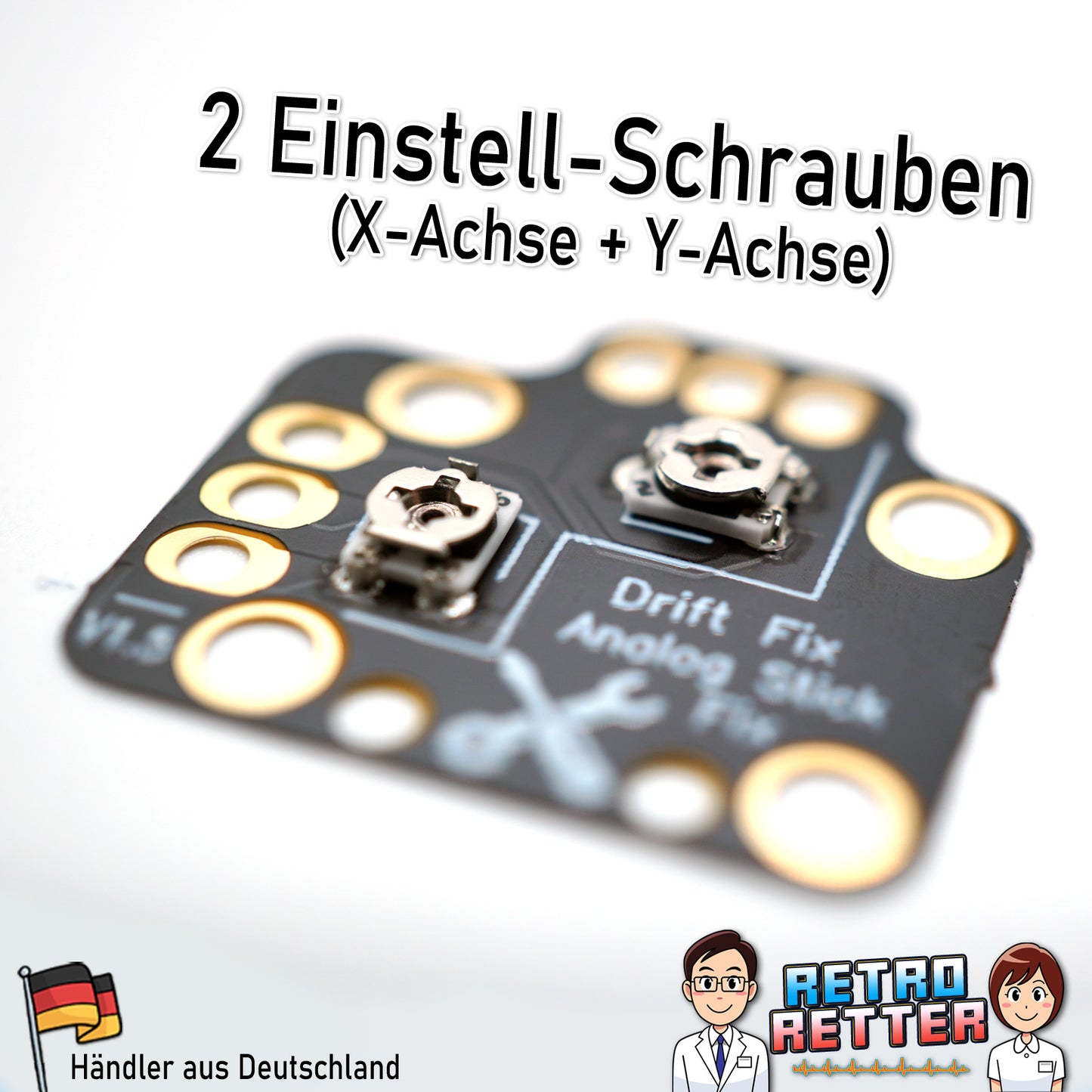 2x Stick Drift Fix Modul - PS4 | PS5 | Xbox One | Xbox Series X/S -