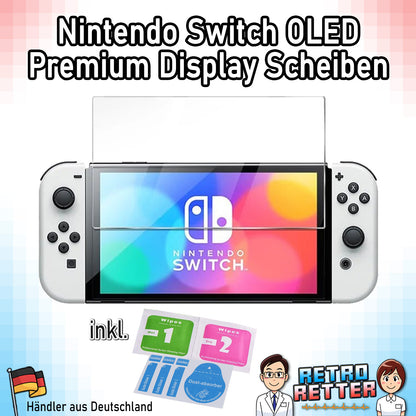 2x Display Panzerfolie für Nintendo Switch Konsolen (V1/V2/Lite/OLED)