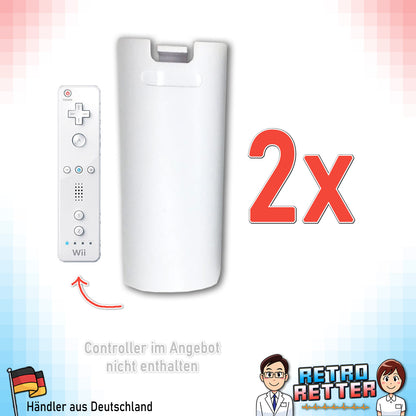 Wii Controller Batteriedeckel - Weiß oder Schwarz