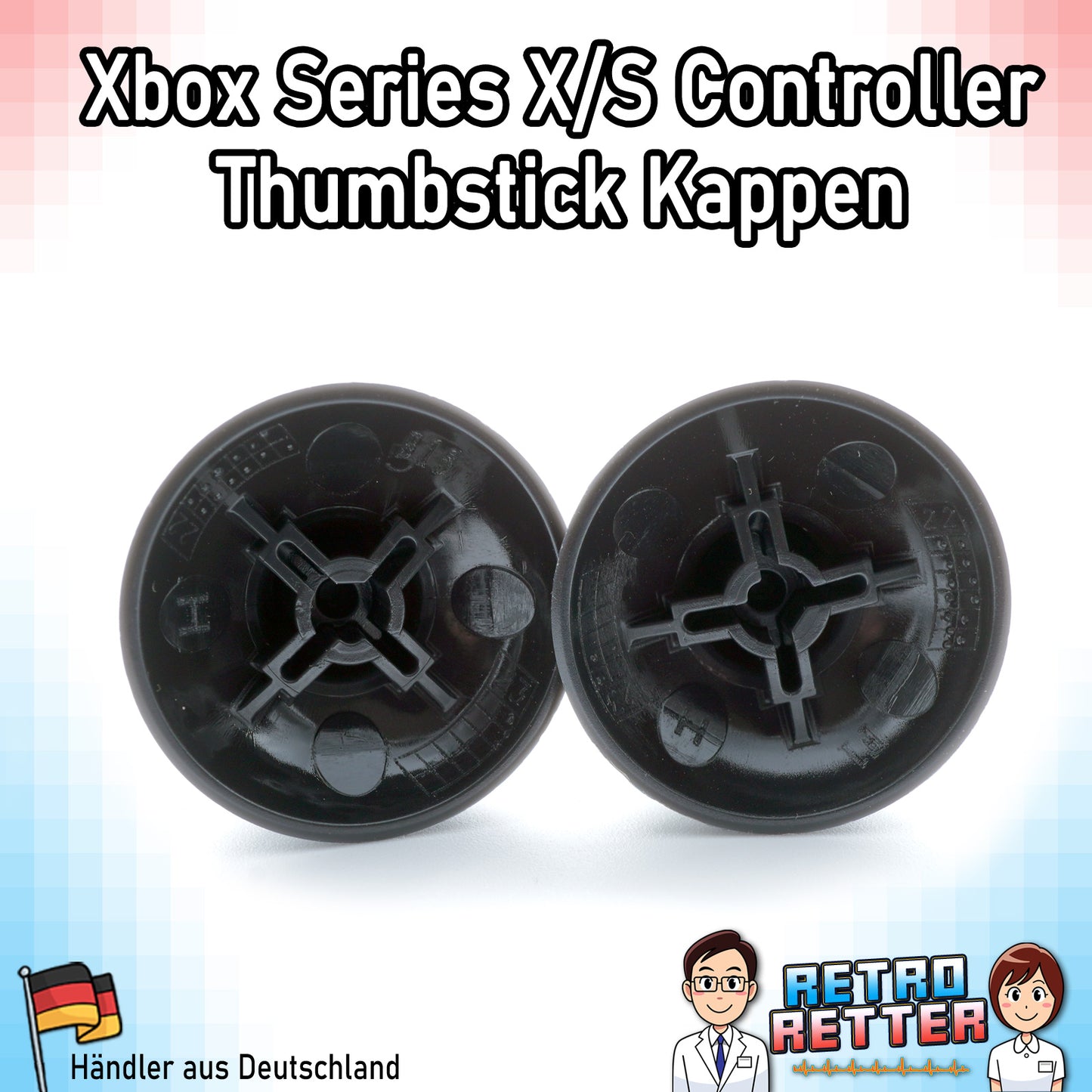 2x Xbox Series X/S Controller Thumbstick Caps - High Quality -